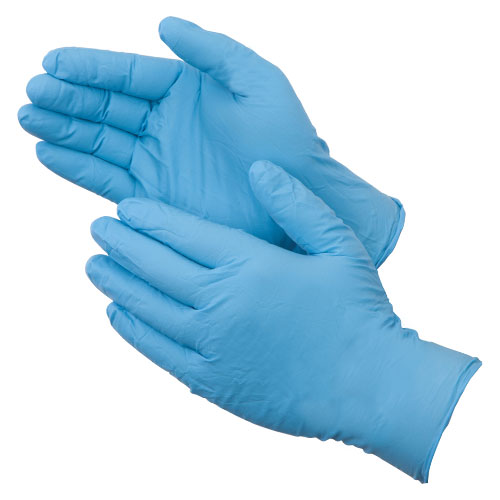 Duraskin Blue Nitrile Gloves, 8.0 mil