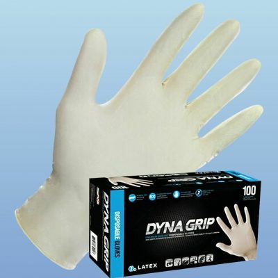 DynaGrip Latex Exam Gloves
